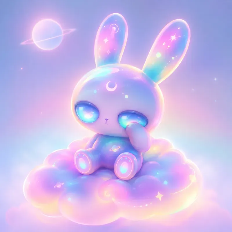 Pastel Neon Dreamcore Style