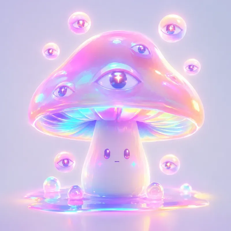 Pastel Neon Dreamcore Style
