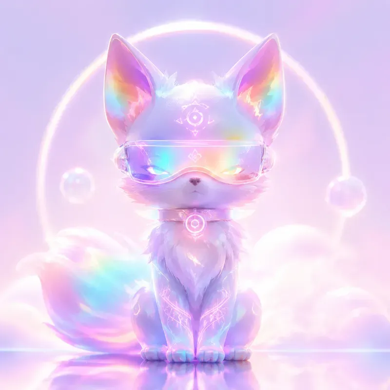Pastel Neon Dreamcore Style