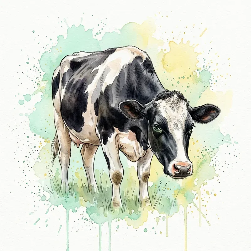 Cinematic Watercolor Wildlife