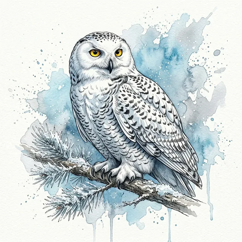 Cinematic Watercolor Wildlife