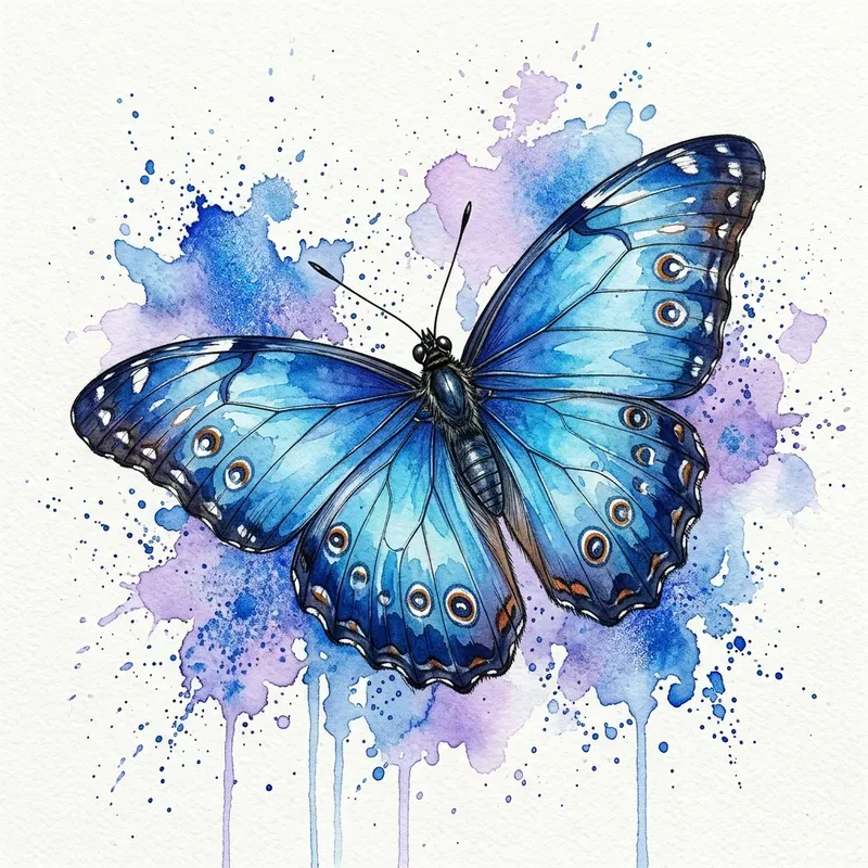 Cinematic Watercolor Wildlife