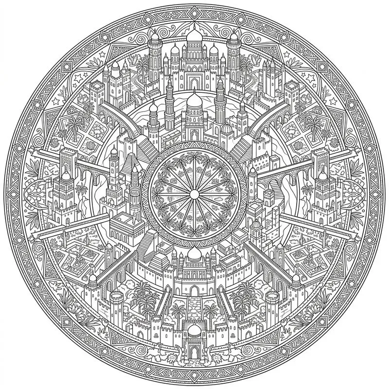 Fantasy Kingdom Mandala Generator