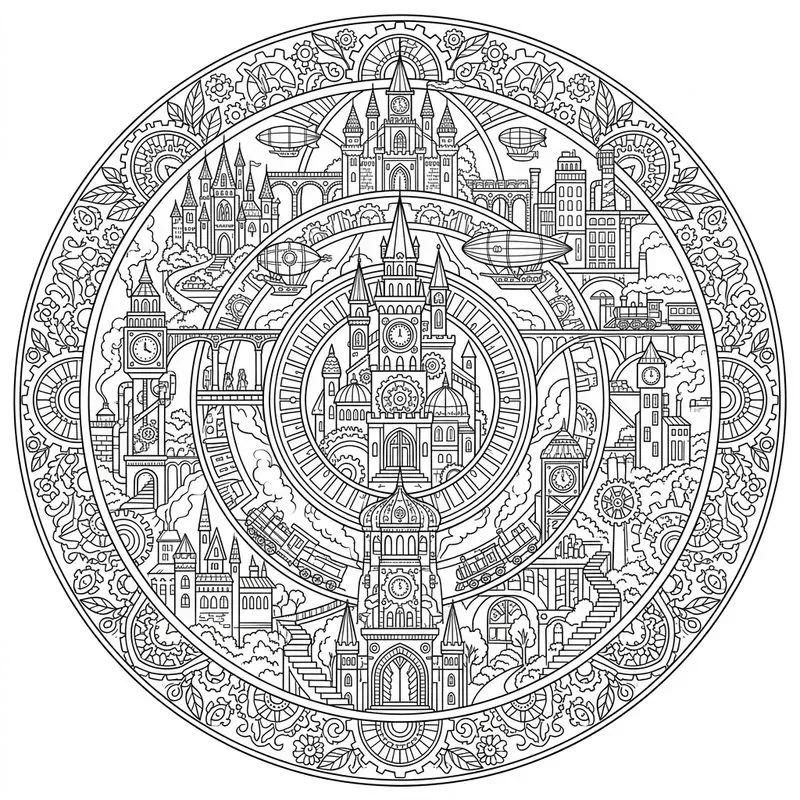 Fantasy Kingdom Mandala Generator