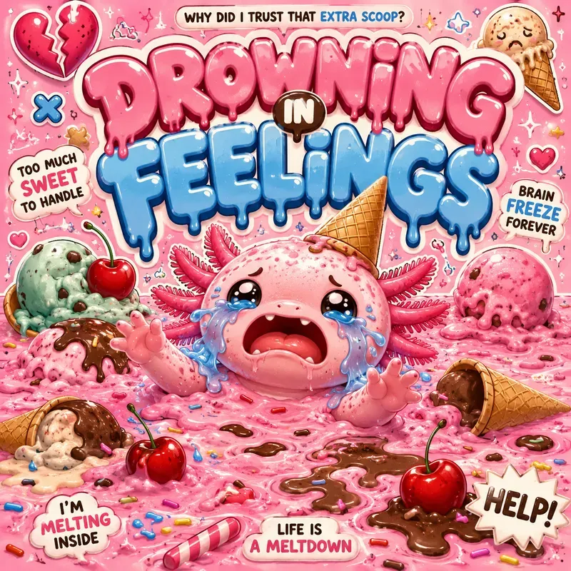 Cute Crybaby Food Chaos Posters