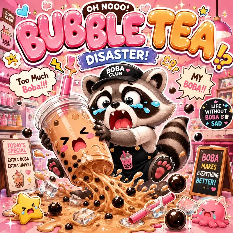Cute Crybaby Food Chaos Posters