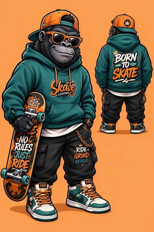 Cool Cartoon Street Mascots