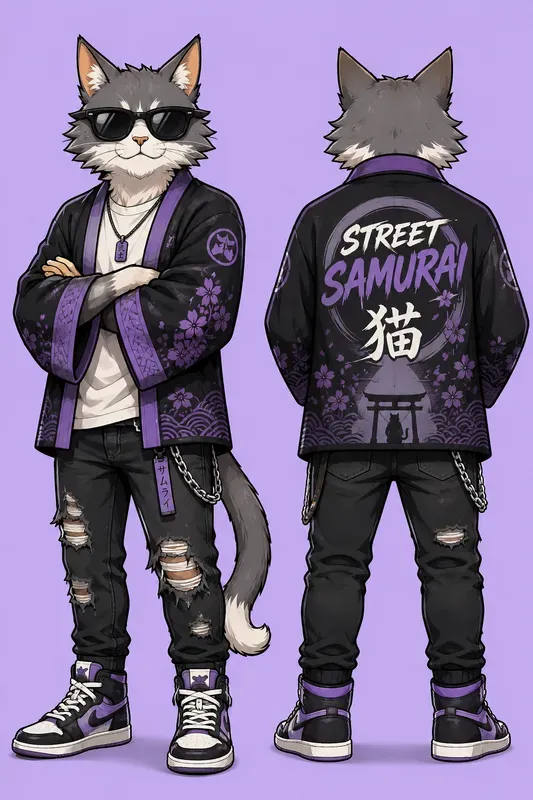 Cool Cartoon Street Mascots