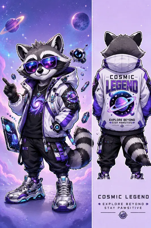 Cool Cartoon Street Mascots