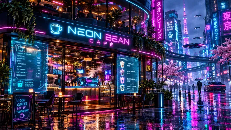 Neon Cafes