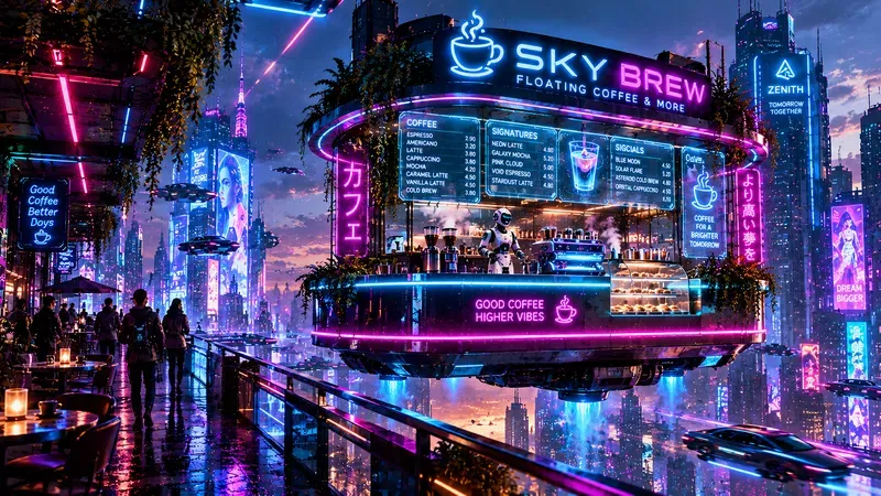 Neon Cafes