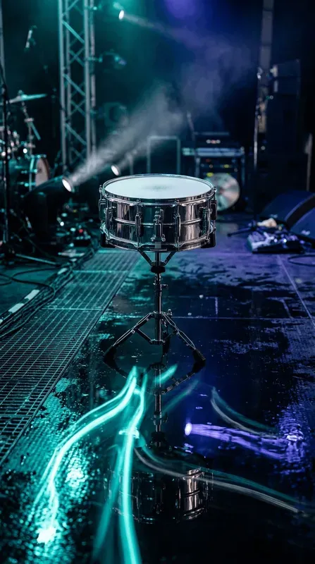 Neon Pulse Industrial Instrument Stages