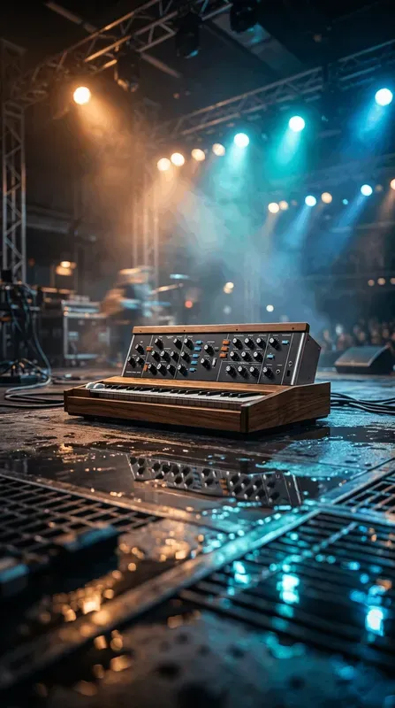 Neon Pulse Industrial Instrument Stages