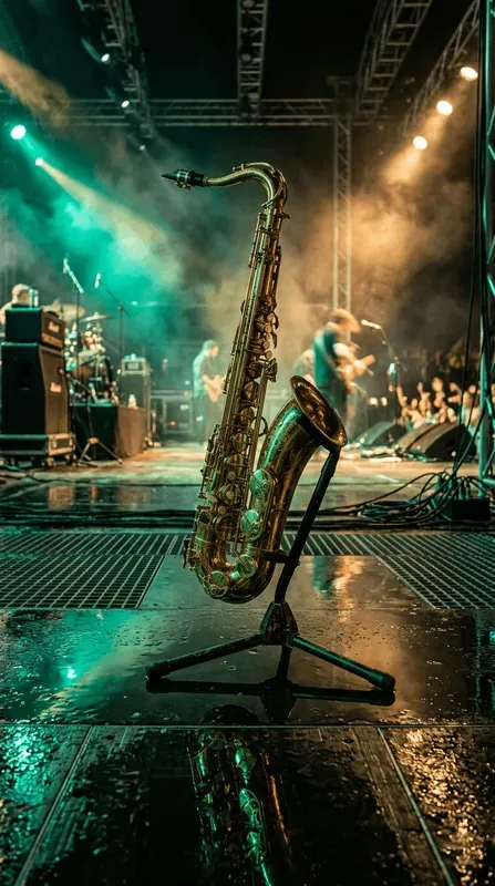 Neon Pulse Industrial Instrument Stages