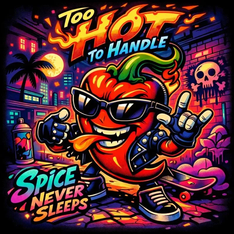 Retro Tropical Cartoons