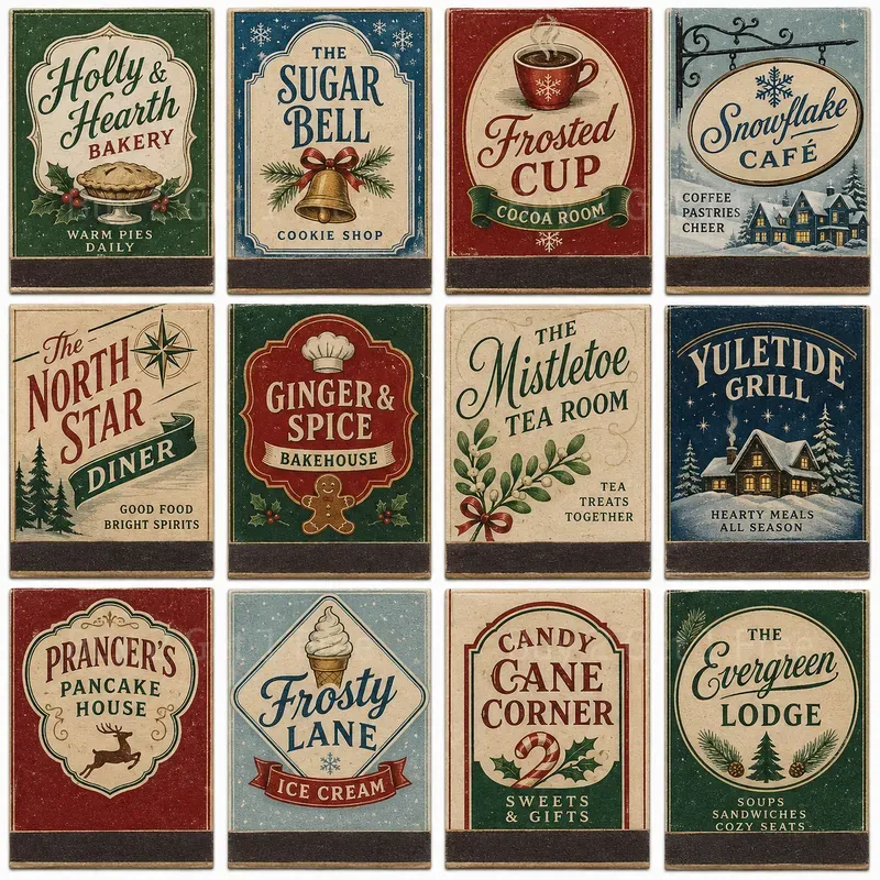 Western Advertising Matchbook Covers