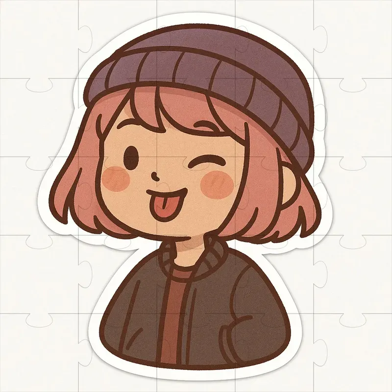 Cute Expression Character Stickers