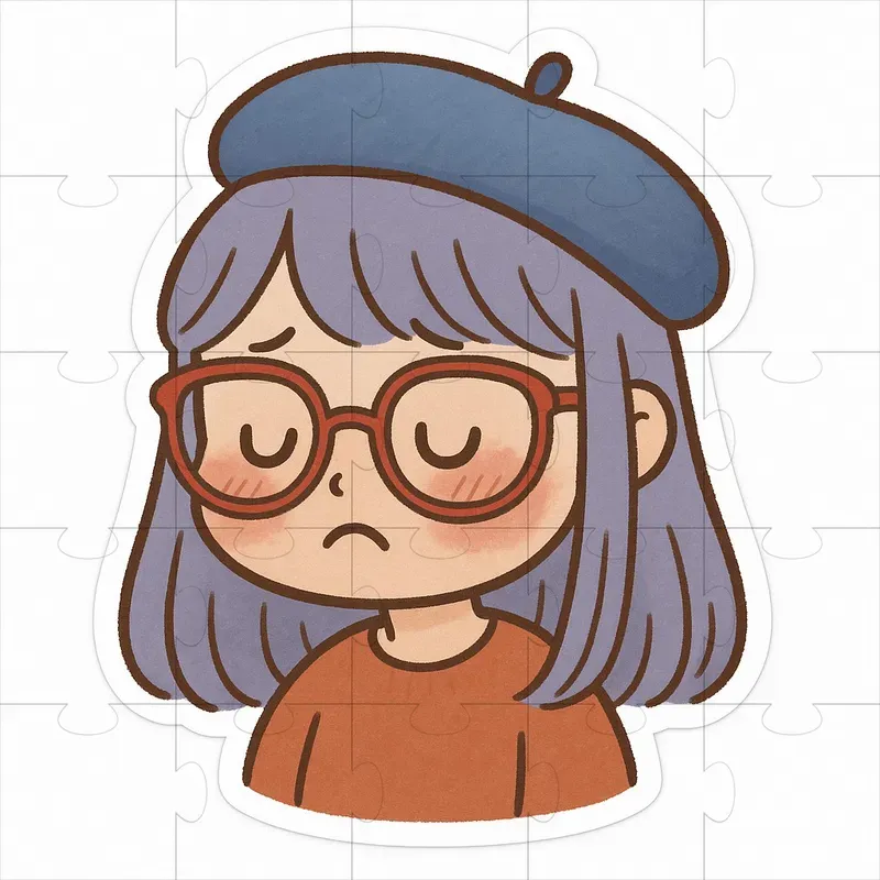 Cute Expression Character Stickers