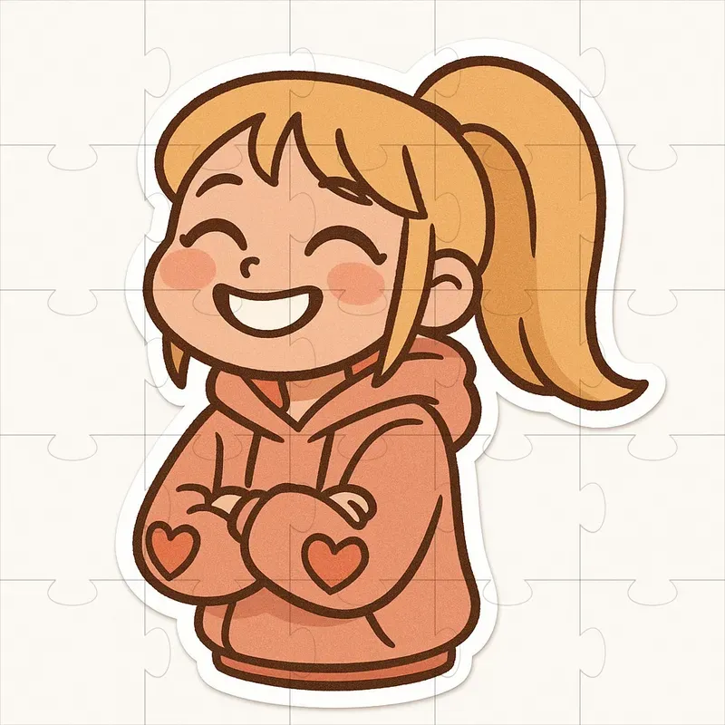 Cute Expression Character Stickers