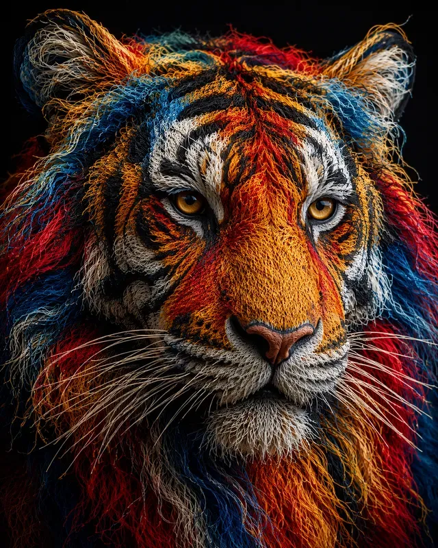 Colorful Animal And Bird Portraits