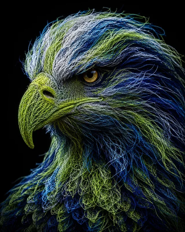 Colorful Animal And Bird Portraits