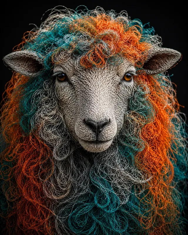 Colorful Animal And Bird Portraits