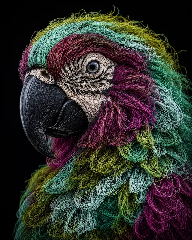 Colorful Animal And Bird Portraits