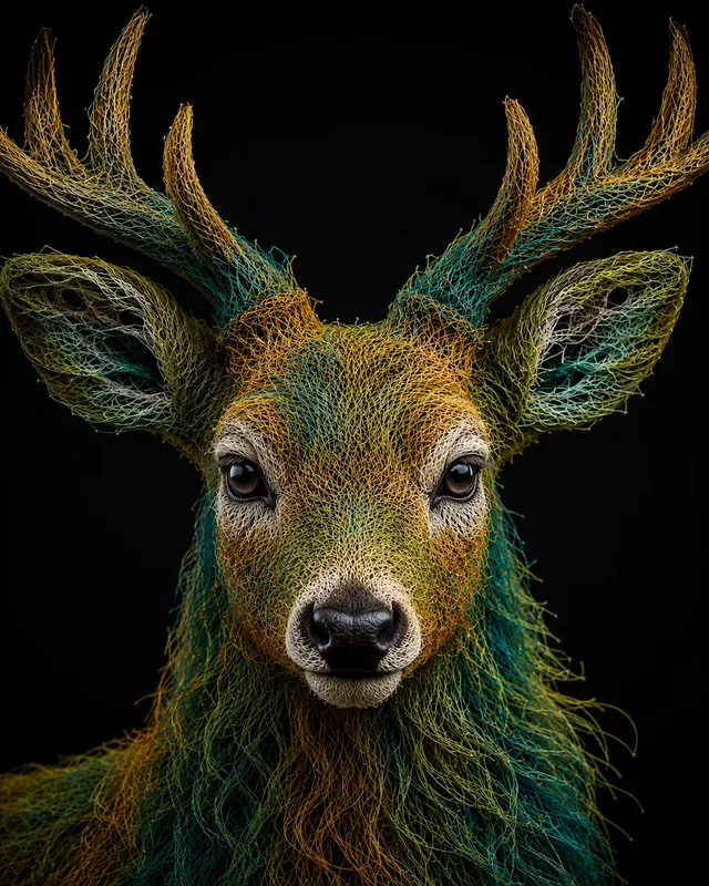 Colorful Animal And Bird Portraits