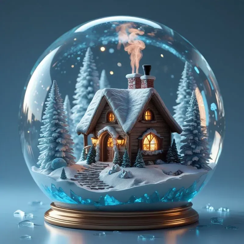 3D Miniature Cozy Terrarium Globes