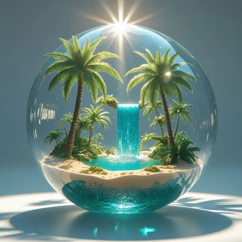 3D Miniature Cozy Terrarium Globes