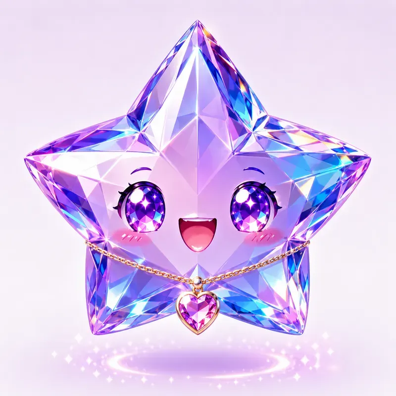 Kawaii Crystal Characters