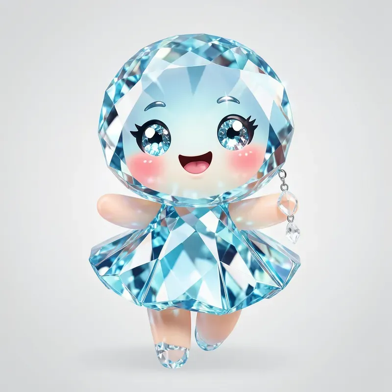 Kawaii Crystal Characters