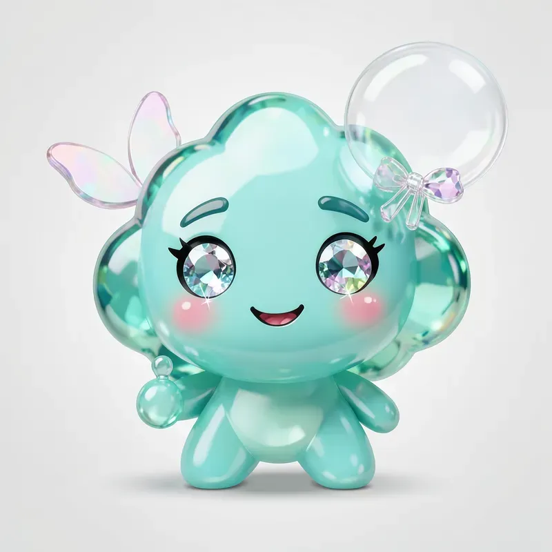 Kawaii Crystal Characters