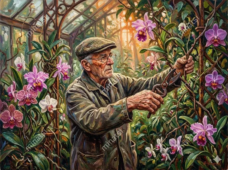Impressionist Impasto Oil Painting Art