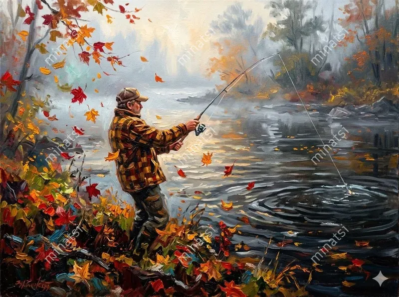Impressionist Impasto Oil Painting Art
