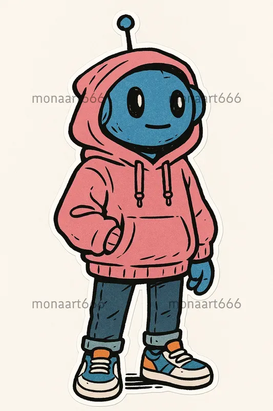 Quirky Streetwear Doodle Mascots