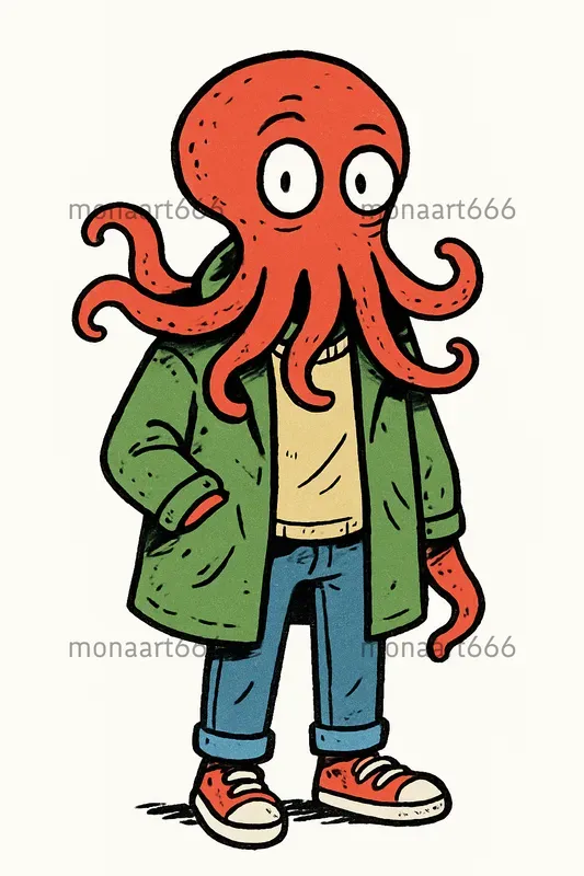 Quirky Streetwear Doodle Mascots