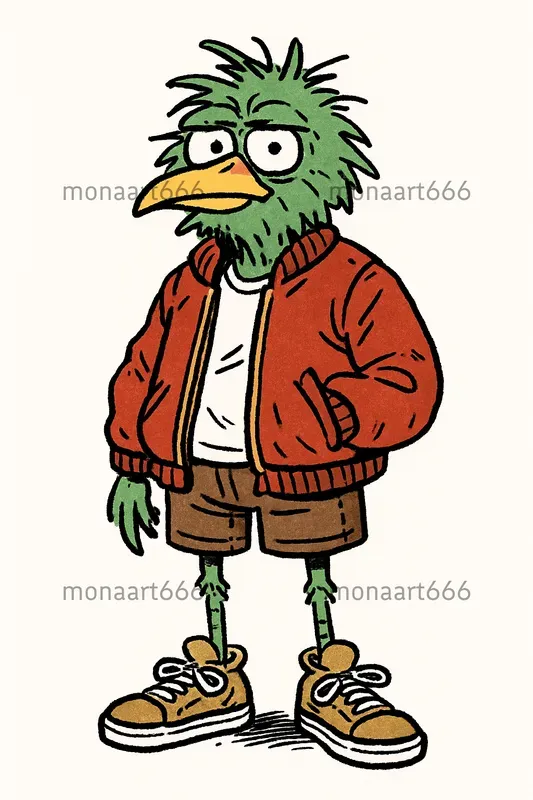 Quirky Streetwear Doodle Mascots