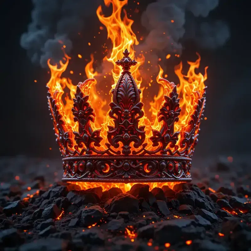 Blazing Fire Sculpted Logo Renders