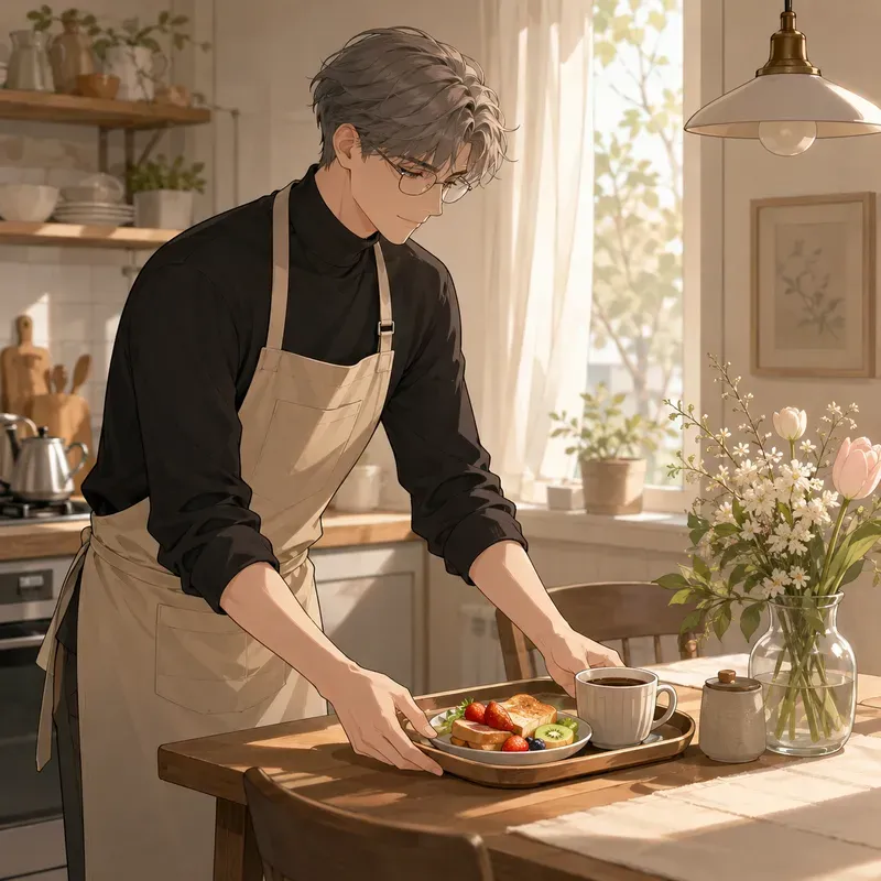 Soft Anime Spring Breakfasts