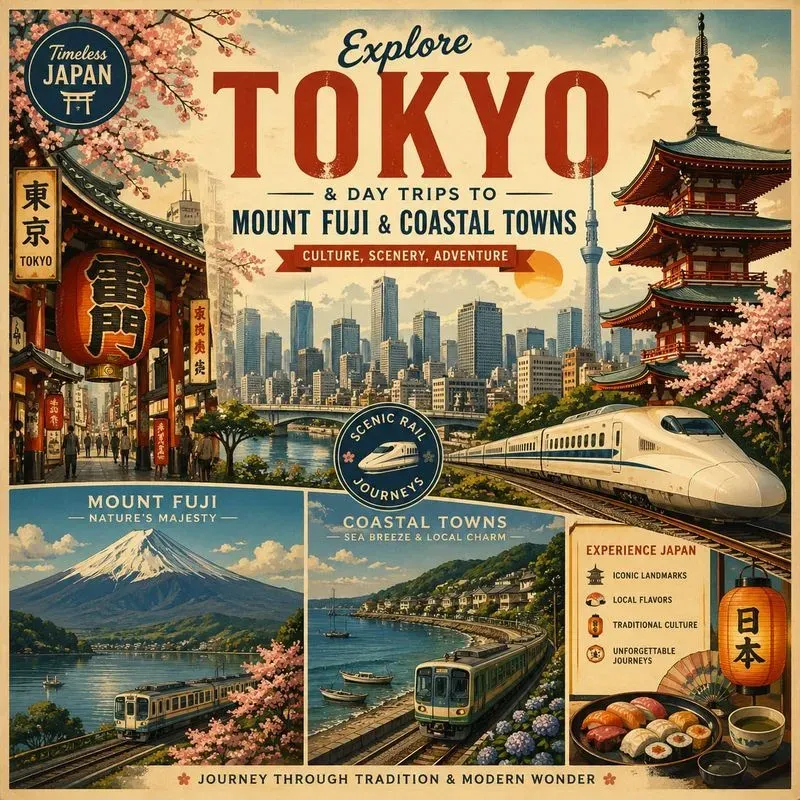 Vintage City Travel Poster Generator