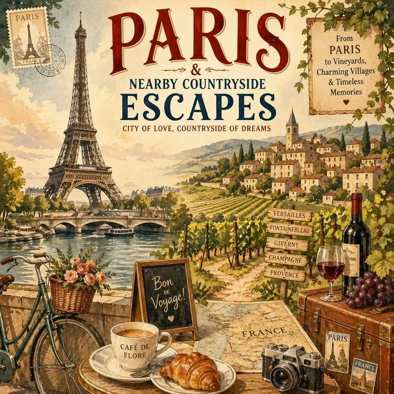 Vintage City Travel Poster Generator