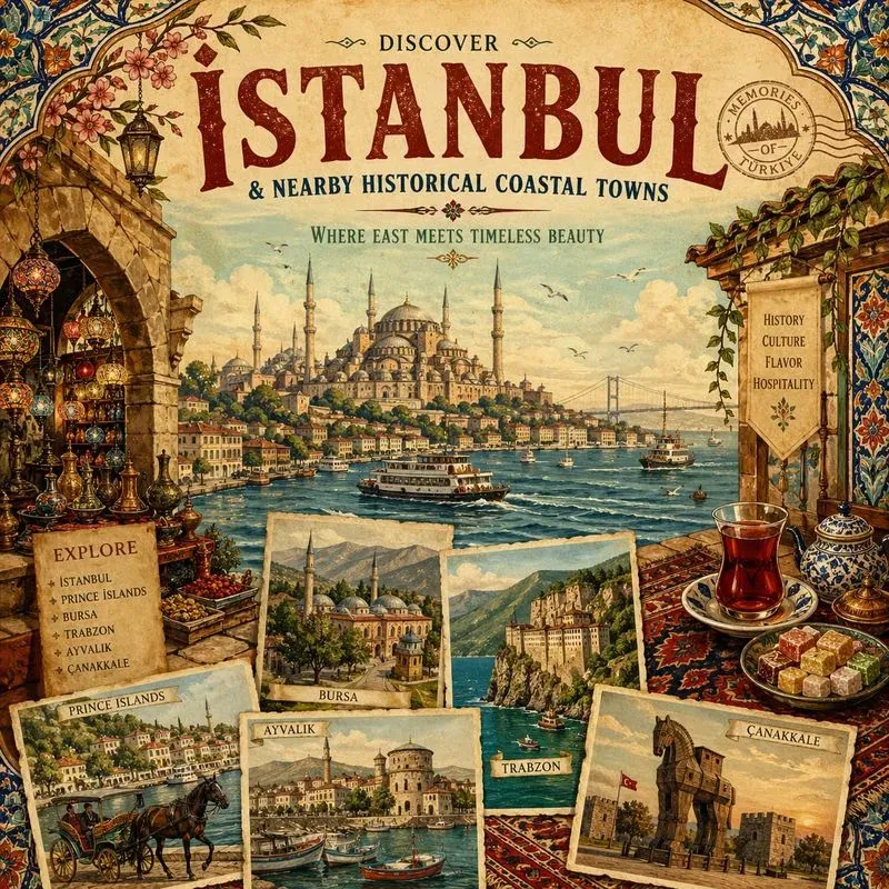 Vintage City Travel Poster Generator