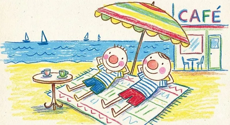 Naive Editorial Vacation Illustrations