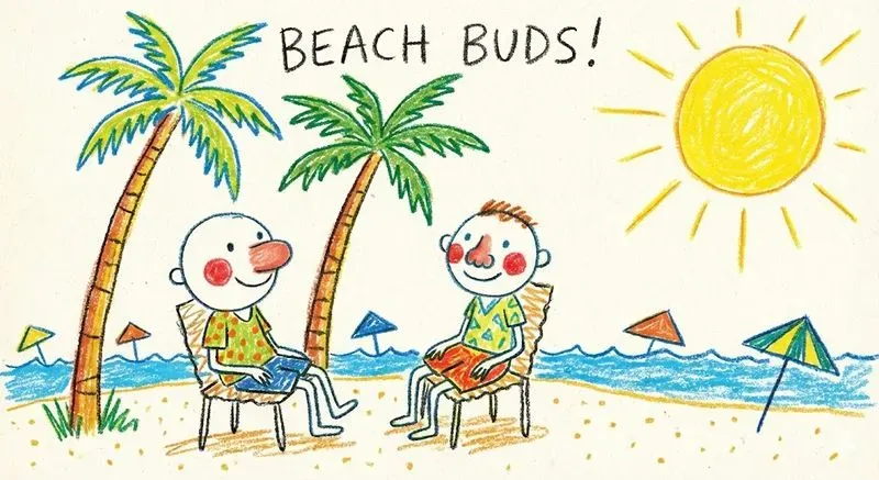 Naive Editorial Vacation Illustrations