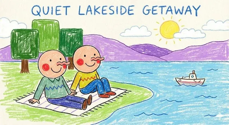 Naive Editorial Vacation Illustrations