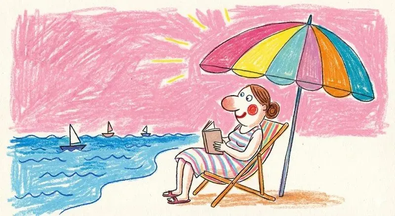 Naive Editorial Vacation Illustrations