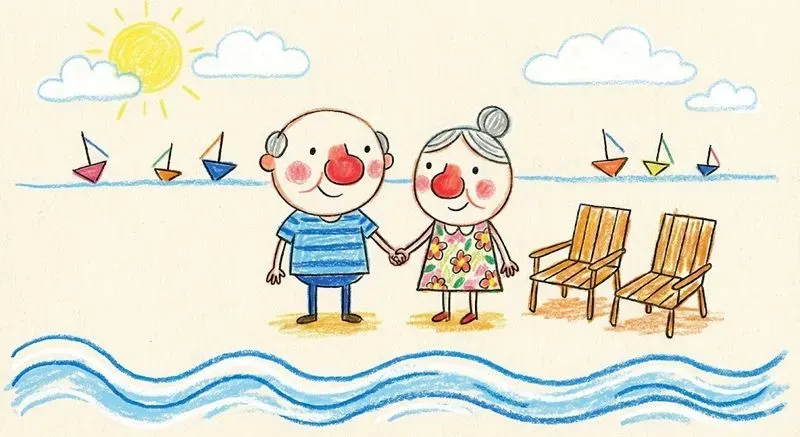 Naive Editorial Vacation Illustrations