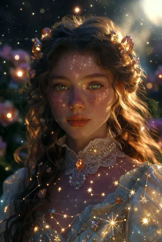 Celestial Victorian Starlight Portraits