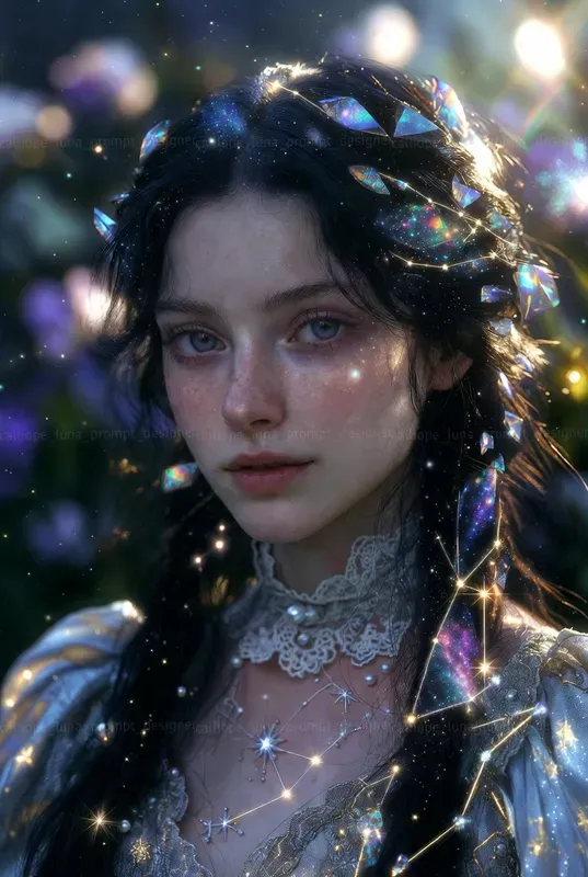 Celestial Victorian Starlight Portraits